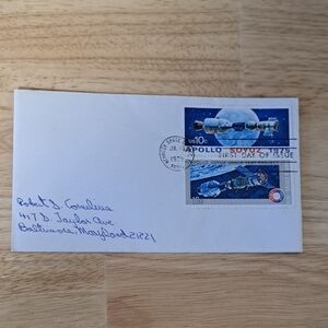 Apollo Sovuz First Day Of Issue